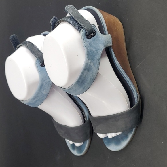 Camper Leather Wedge Sandal EU 38 Hook Loop, US 8 - Picture 2 of 12